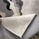 سجاد تركي برل 42819A كريم اسود مقاس 50*80