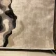 سجاد تركي برل 42819A كريم اسود مقاس 50*80