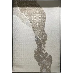 سجاد تركي محتشم 0113A كريم بيج مقاس 80*150