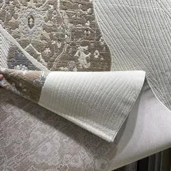 سجاد تركي محتشم 0113A كريم بيج مقاس 80*150