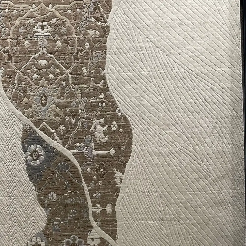 سجاد تركي محتشم 0113A كريم بيج مقاس 80*150