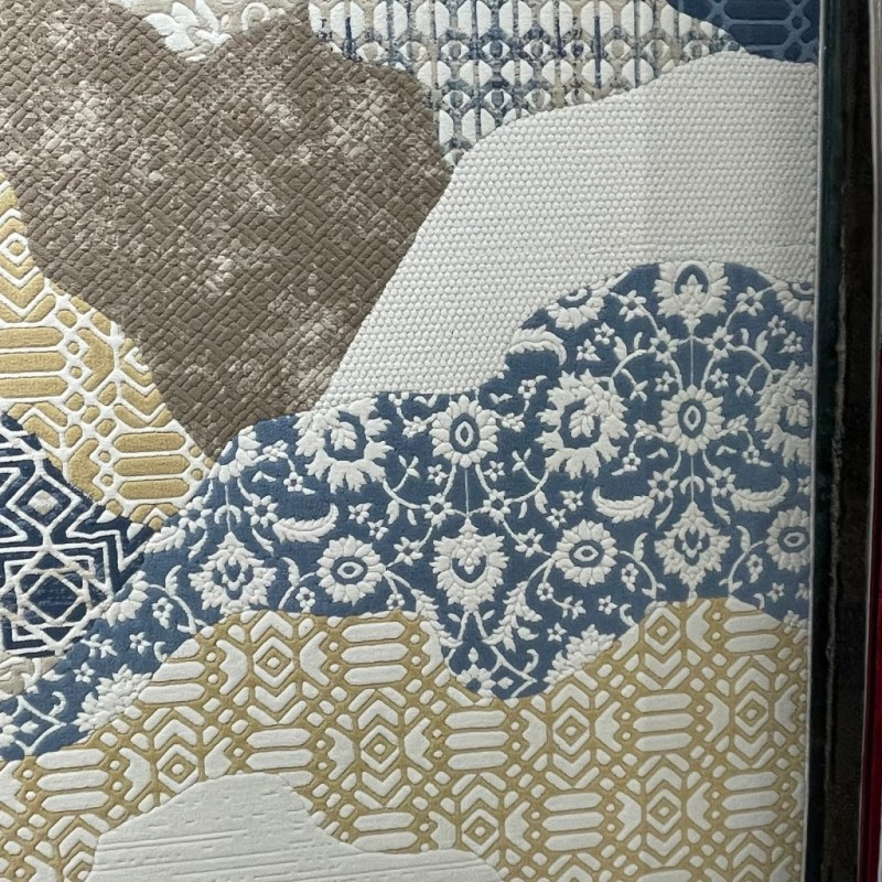 سجاد تركي محتشم 0109A كريم سماوي مقاس 300*400
