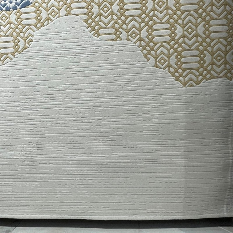 سجاد تركي محتشم 0109A كريم سماوي مقاس 300*400