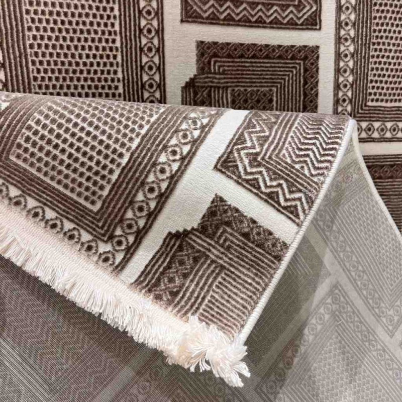 سجاد تركي مودرن فندقي نوفيكس 40383B بيج مقاس 150*230