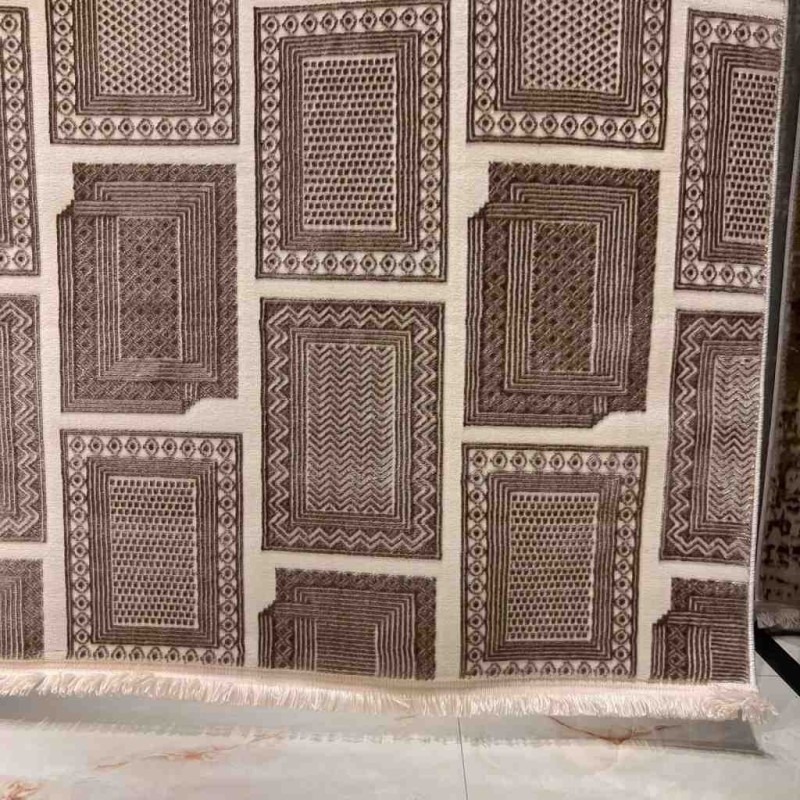 سجاد تركي مودرن فندقي نوفيكس 40383B بيج مقاس 150*230