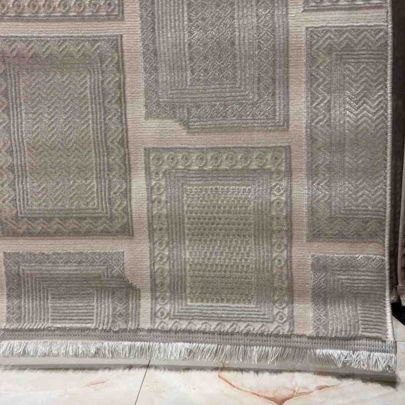 سجاد تركي مودرن فندقي نوفيكس 40383B رصاصي مقاس 400*500
