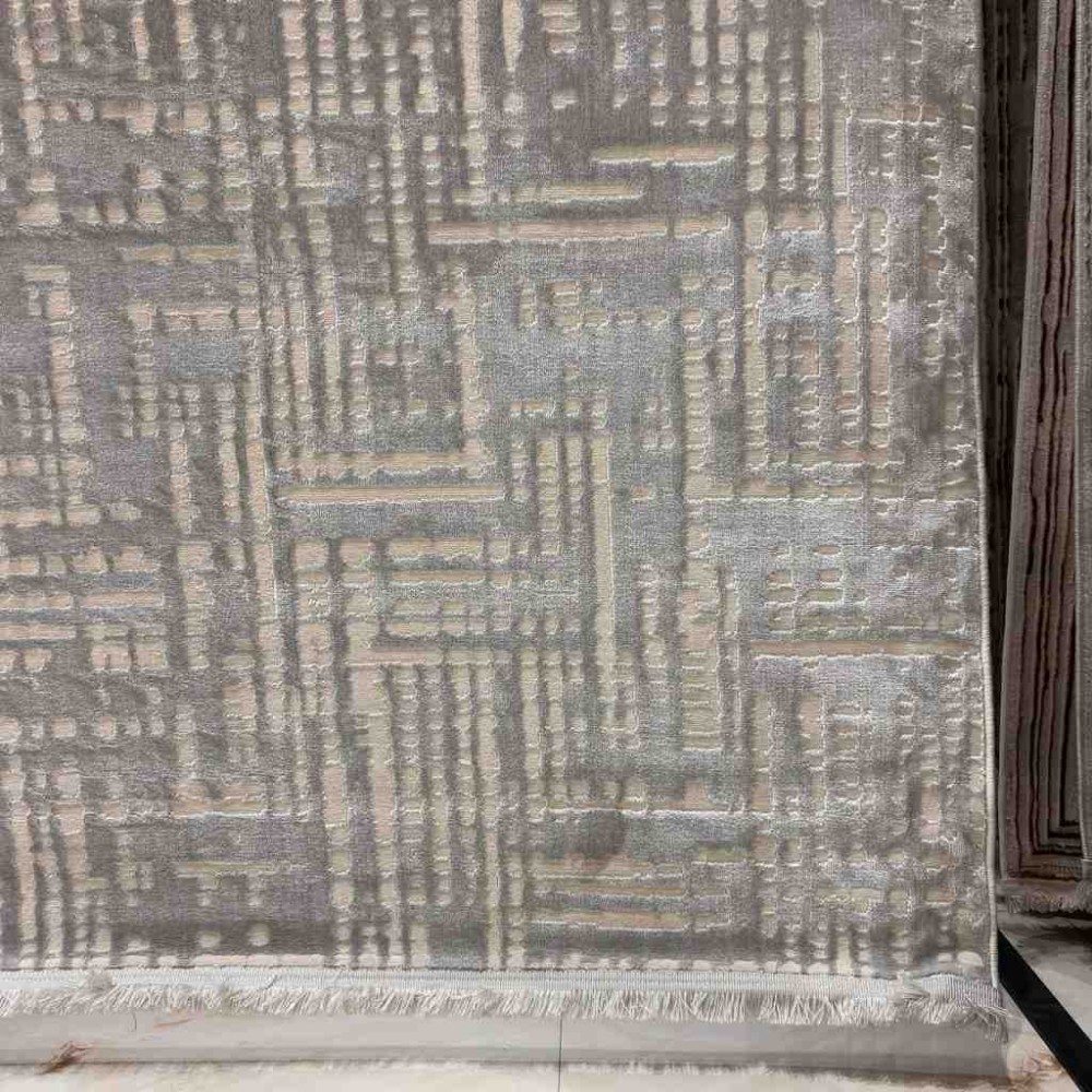 سجاد تركي مودرن فندقي نوفيكس 40385B رصاصي مقاس 50*80