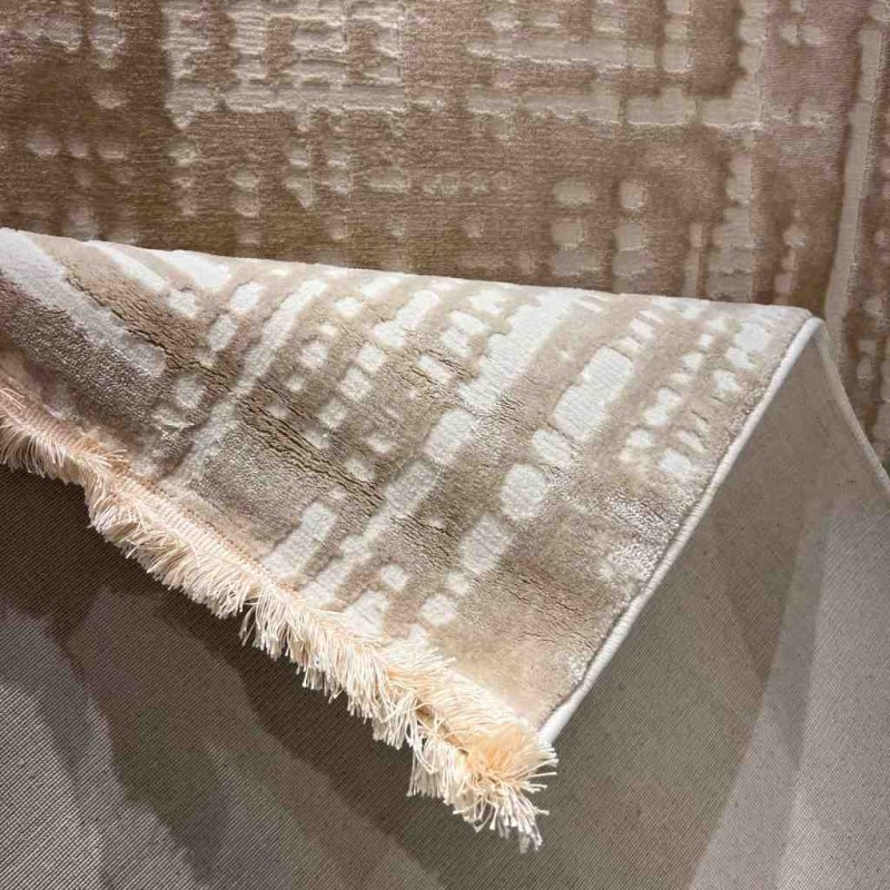 سجاد تركي مودرن فندقي نوفيكس 40385B بيج جديد مقاس 150*230