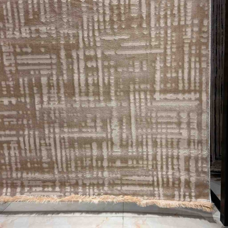سجاد تركي مودرن فندقي نوفيكس 40385B بيج جديد مقاس 150*230