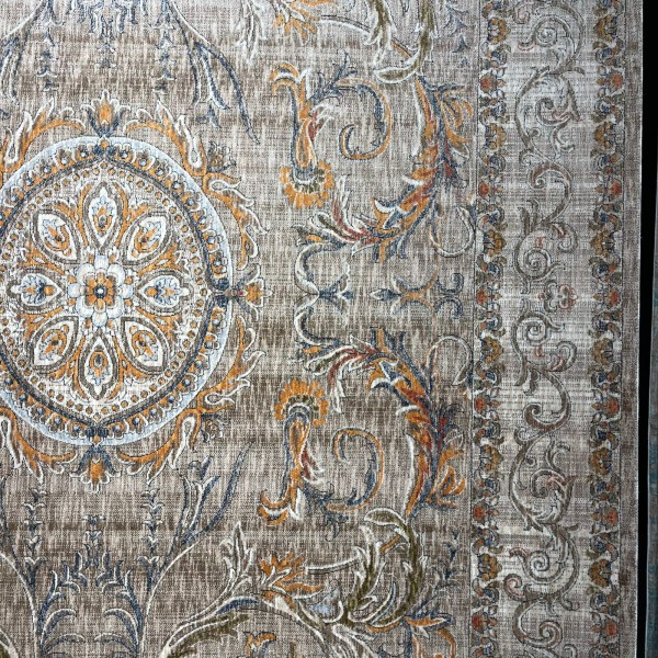 سجاد بوهيمي تركي رادا KR12C بيج غامق مقاس 200*300