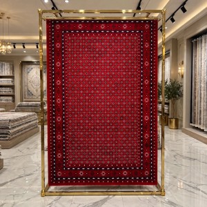 سجاد الهبه تركي سيلك نوماد B231A احمر كحلي مقاس 150*220