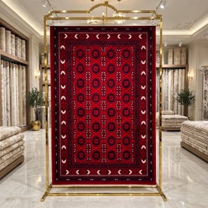 سجاد تركي سيلك نوماد B232A احمر كحلي مقاس 80*150