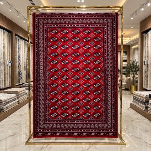 سجاد تركي سيلك نوماد B234A احمر كحلي مقاس 80*150