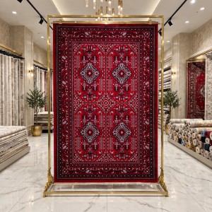 سجاد الهبه تركي سيلك نوماد B243A احمر كحلي مقاس 80*150