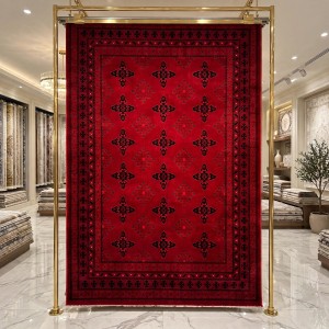 سجاد الهبه تركي سيلك نوماد C276A احمر اسود مقاس 80*150