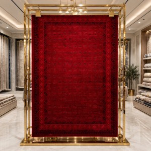 سجاد الهبه تركي سيلك نوماد C277A احمر اسود مقاس 80*150