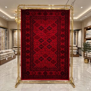 سجاد الهبه تركي سيلك نوماد C281A احمر اسود مقاس 80*150