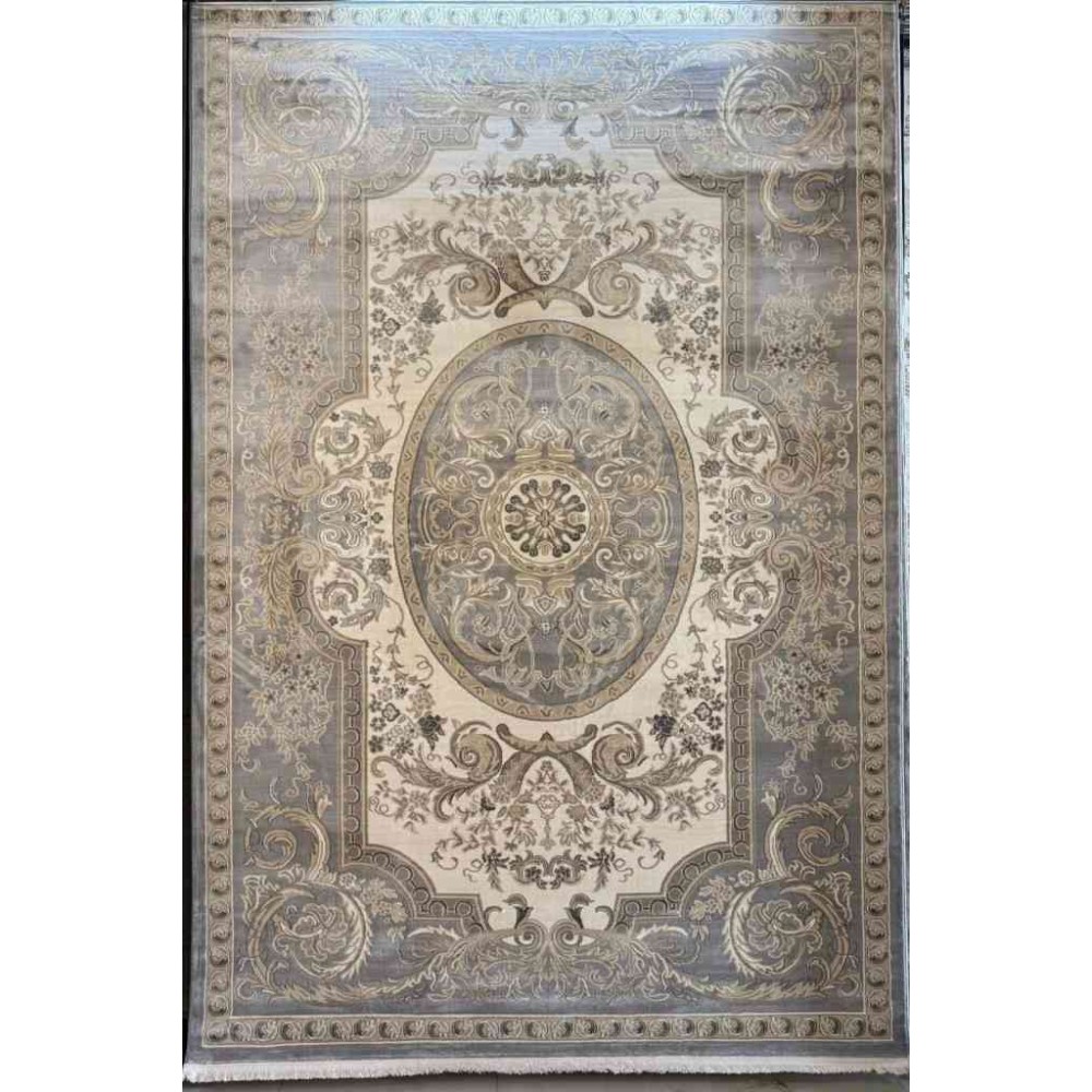 سجاد تركي سوبر انتيك كلاسيك سميك ناعم رصاصي مقاس  100*200