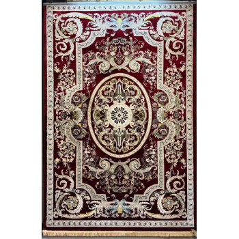 سجاد تركي سوبر انتيك كلاسيك سميك ناعم احمر عنابي مقاس 400*600