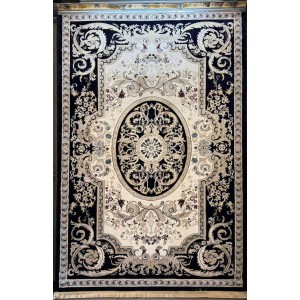 سجاد تركي سوبر انتيك كلاسيك سميك ناعم كحلي مقاس  100*300