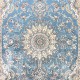 سجاد تركي سوبر شيراز P7242 سماوي مقاس 100*500