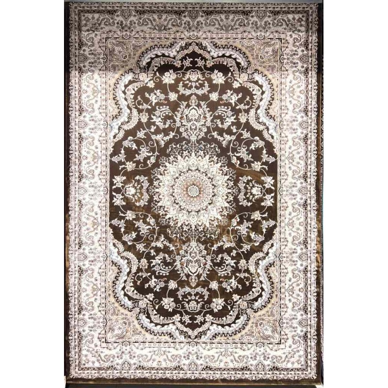 سجاد تركي سوبر شيراز P7242 شوكليت بني مقاس 150*230