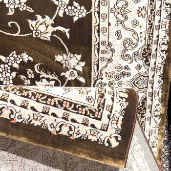 سجاد تركي سوبر شيراز P7242 شوكليت بني مقاس 150*230