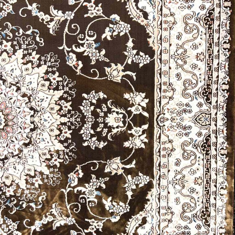 سجاد تركي سوبر شيراز P7242 شوكليت بني مقاس 150*230