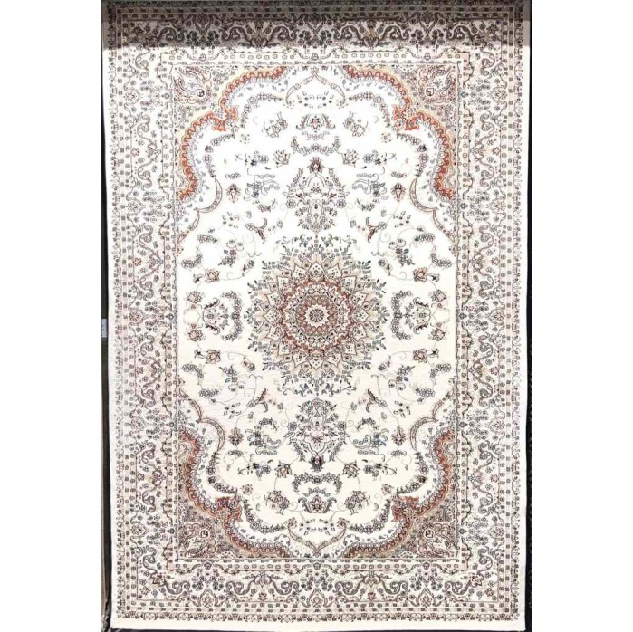 سجاد تركي سوبر شيراز P7242 كريم مقاس 100*400