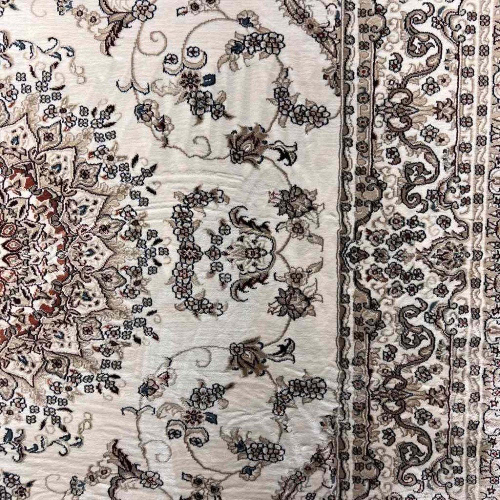 سجاد تركي سوبر شيراز P7242 كريم مقاس 100*500