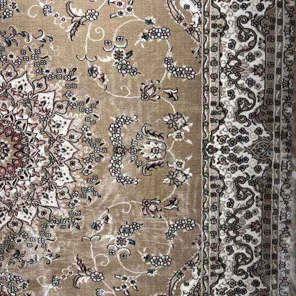 سجاد تركي سوبر شيراز P7242 بيج غامق مقاس 500*600