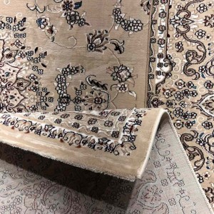 سجاد تركي سوبر شيراز P7242 بيج فاتح مقاس  100*300