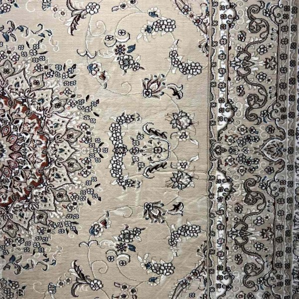 سجاد تركي سوبر شيراز P7242 بيج فاتح مقاس  100*300