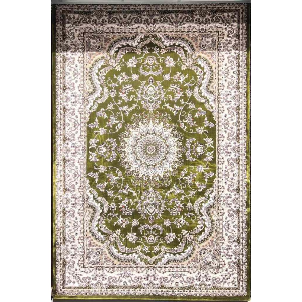 سجاد تركي سوبر شيراز P7242 اخضر مقاس 100*500