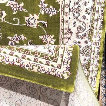 سجاد تركي سوبر شيراز P7242 اخضر مقاس 150*230