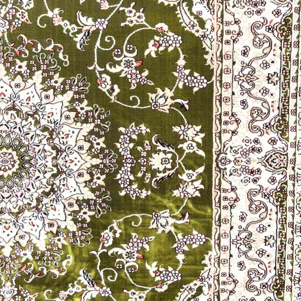 سجاد تركي سوبر شيراز P7242 اخضر مقاس 100*500