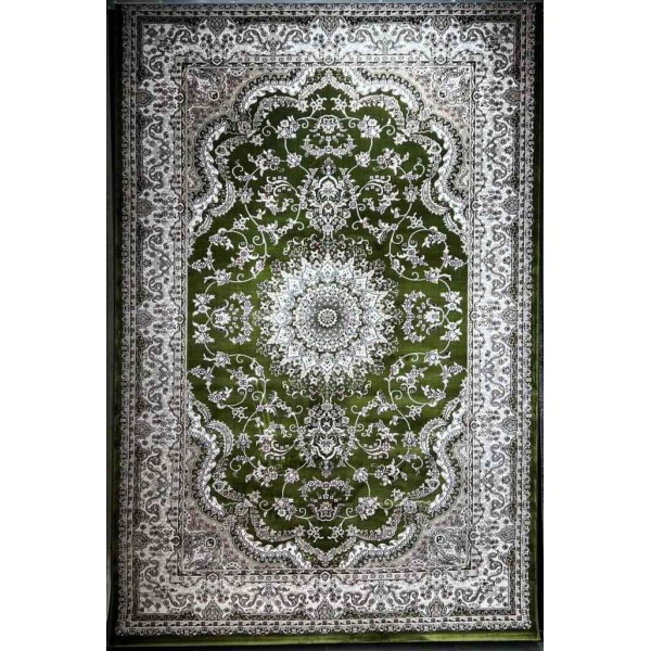 سجاد تركي سوبر شيراز P7242 اخضر مقاس 500*600