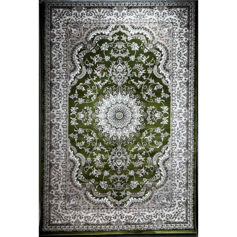 سجاد تركي سوبر شيراز P7242 اخضر مقاس 150*230
