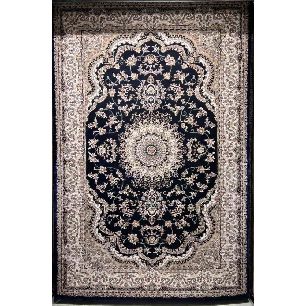 سجاد تركي سوبر شيراز P7242 كحلي مقاس 100*500