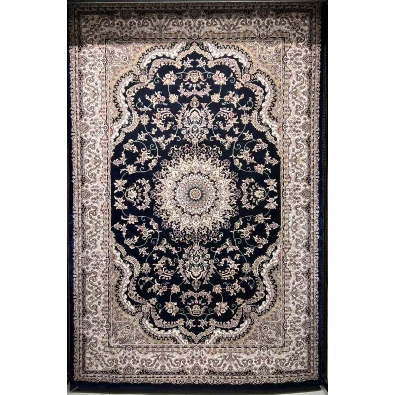 سجاد تركي سوبر شيراز P7242 كحلي مقاس 500*600