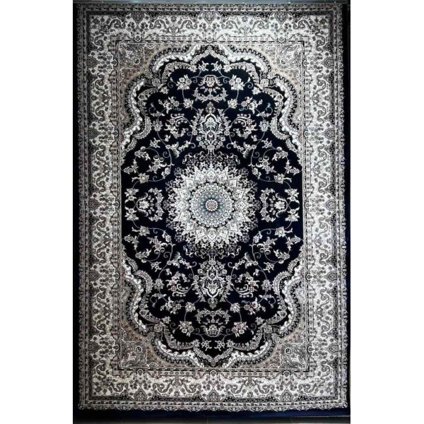 سجاد تركي سوبر شيراز P7242 كحلي مقاس 500*600