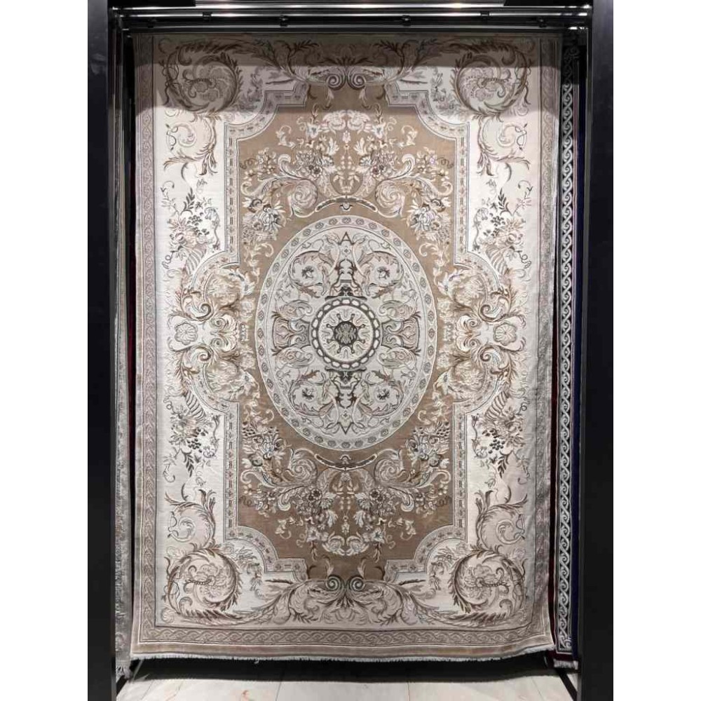 سجاد تركي تاج بلس كلاسيك ملكي قصور سميك ناعم بيج مقاس  50*80