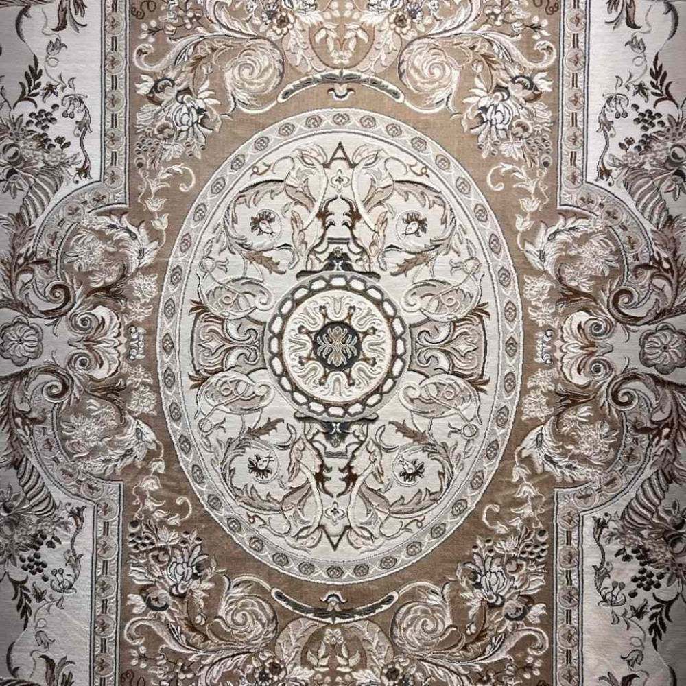 سجاد تركي تاج بلس كلاسيك ملكي قصور سميك ناعم بيج مقاس  50*80