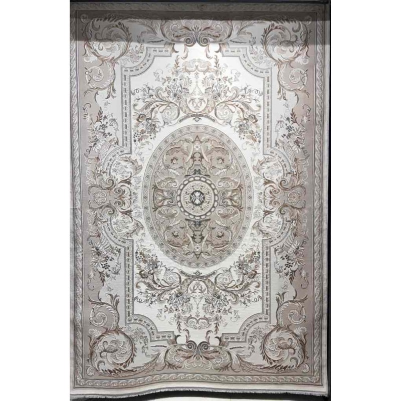 سجاد تركي تاج بلس كلاسيك ملكي قصور سميك ناعم كريم مقاس 150*220