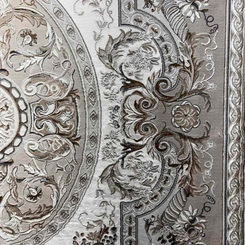 سجاد تركي تاج بلس كلاسيك ملكي قصور سميك ناعم كريم مقاس 150*220