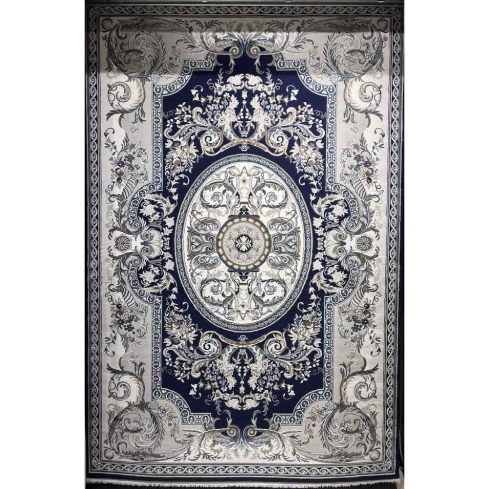 سجاد تركي تاج بلس كلاسيك ملكي قصور سميك ناعم كحلي مقاس 250*350 سجاد تركي تاج بلس كلاسيك ملكي قصور سميك ناعم كحلي مقاس 250*350