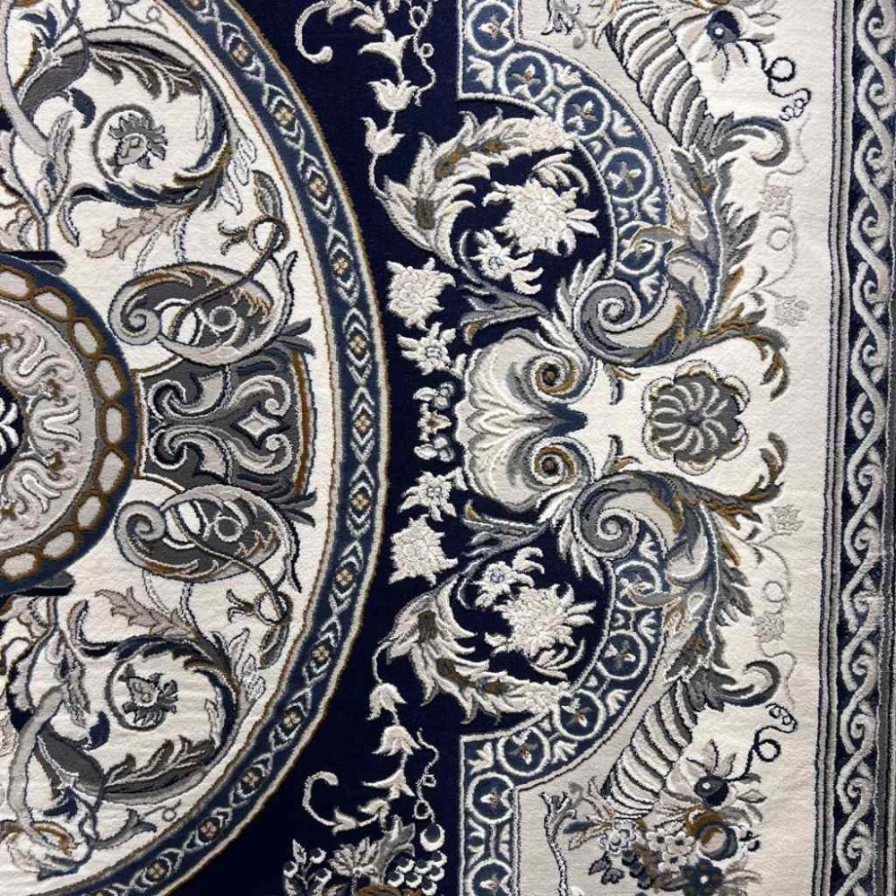 سجاد تركي تاج بلس كلاسيك ملكي قصور سميك ناعم كحلي مقاس 250*350 سجاد تركي تاج بلس كلاسيك ملكي قصور سميك ناعم كحلي مقاس 250*350