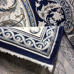 سجاد تركي تاج بلس كلاسيك ملكي قصور سميك ناعم كحلي مقاس 250*350