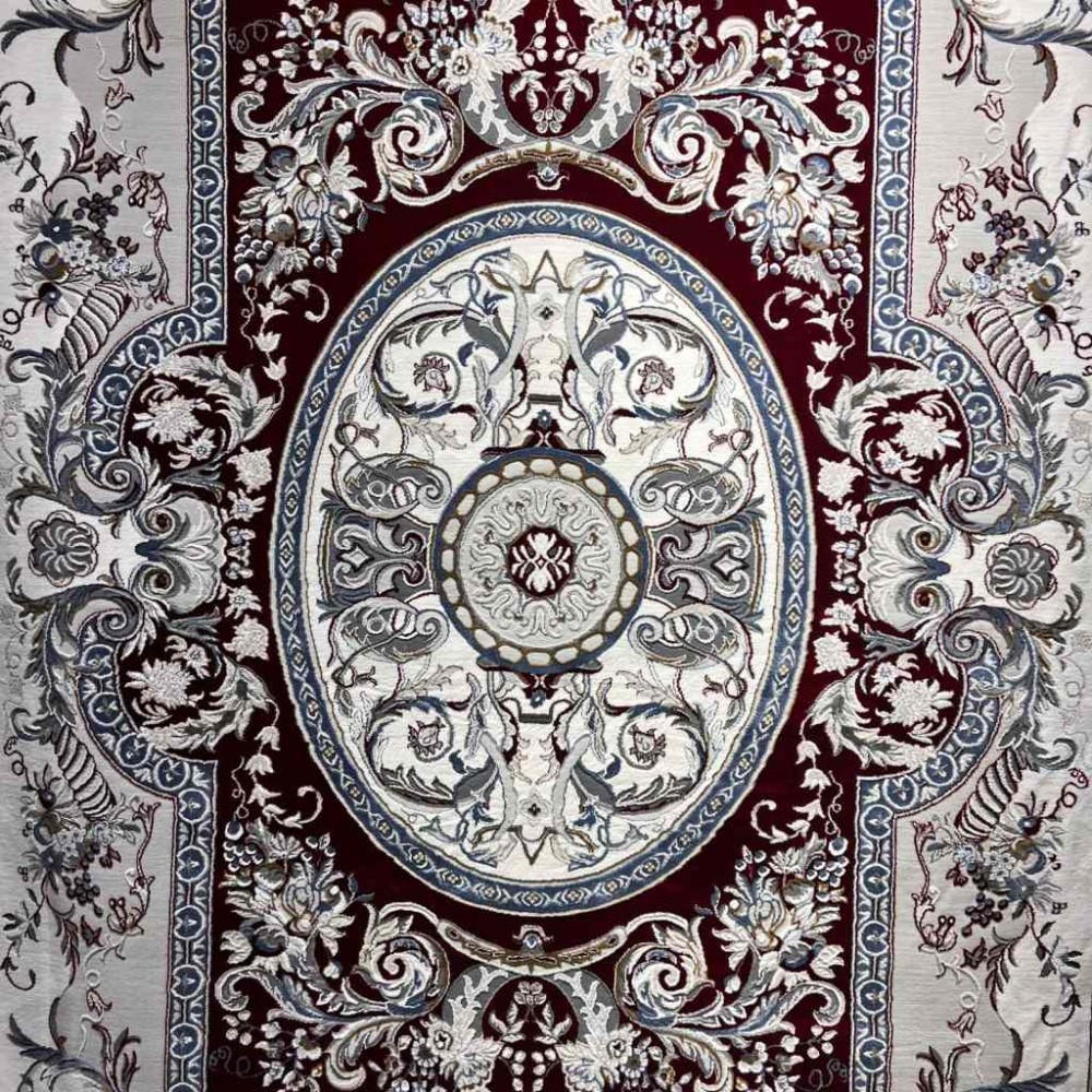 سجاد تركي تاج بلس كلاسيك ملكي قصور سميك ناعم احمر عنابي مقاس 50*80