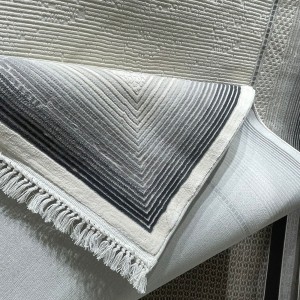 سجاد تركي فيفالدي 35904A كريم انثراسيت مقاس 50*80